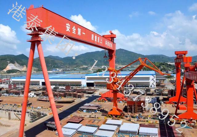 浙江衢州造船门式起重机厂家介绍200吨造船龙门吊的使用注意事项