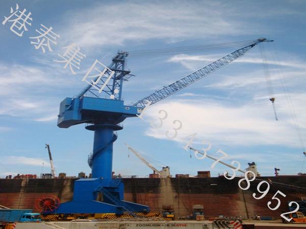 浙江舟山单臂架门座式起重机公司40吨门座吊安全可靠