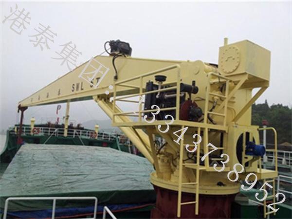 福建莆田船用起重机公司的防摇摆技术可提高船吊的稳定性