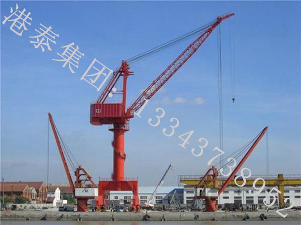 浙江台州单臂架门座式起重机公司45吨单臂架门座吊工作范围广