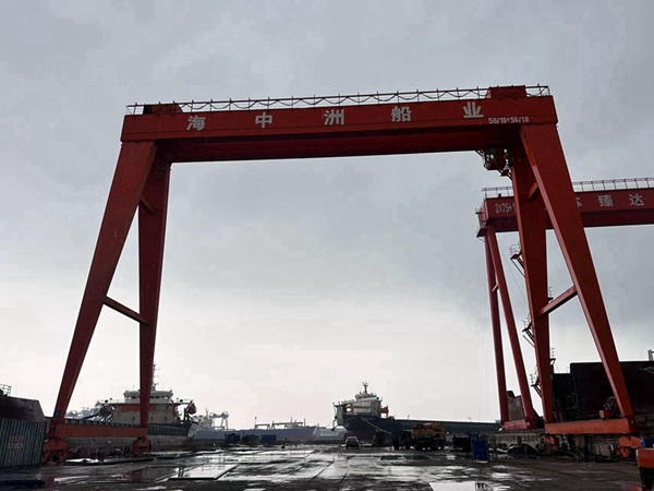湖南岳阳造船门式起重机厂家造船门式起重机跨度大